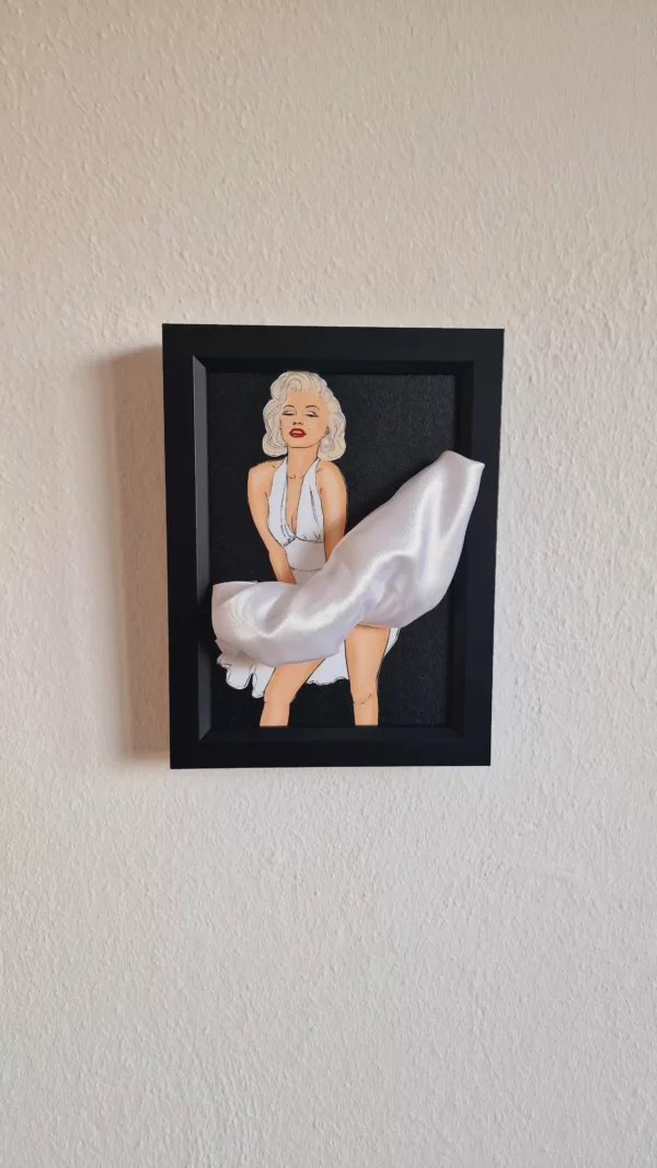 obraz Marilyn Monroe s 3D efektom art of lola