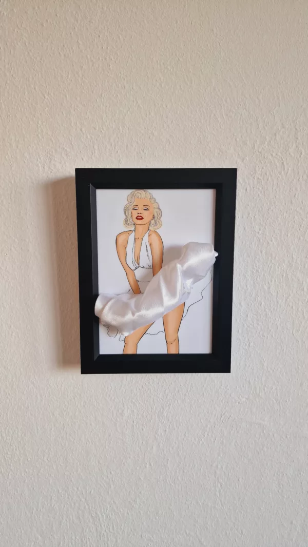 Marilyn Monroe 3D obraz art of Lola