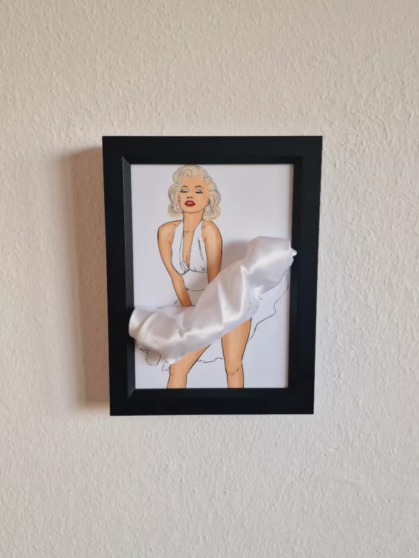 Marilyn Monroe 3D obraz art of Lola